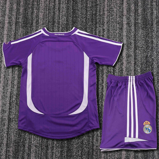 2006-2007 Retro Real Madrid Away Football Shirt Kids Size
