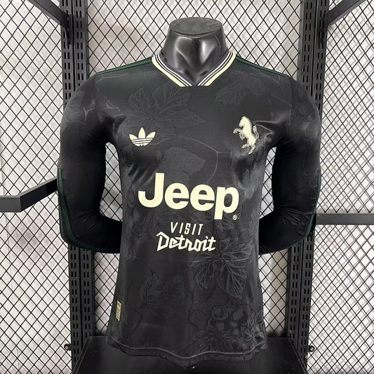 2025/2026 Long Sleeve Player Version Juventus Third Away Football Shirt