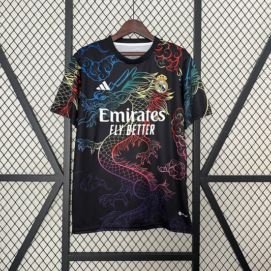 2024/2025 Real Madrid Chinese Dragon Black Special Edition Football Shirt