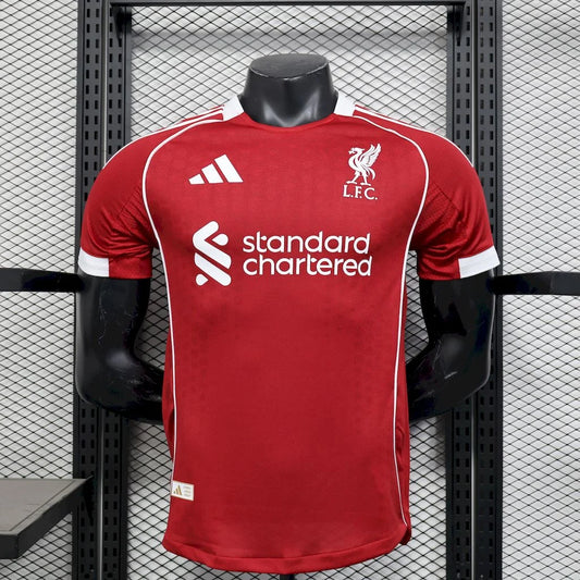 2025/2026 Player Version Liverpool Home Football Shirt